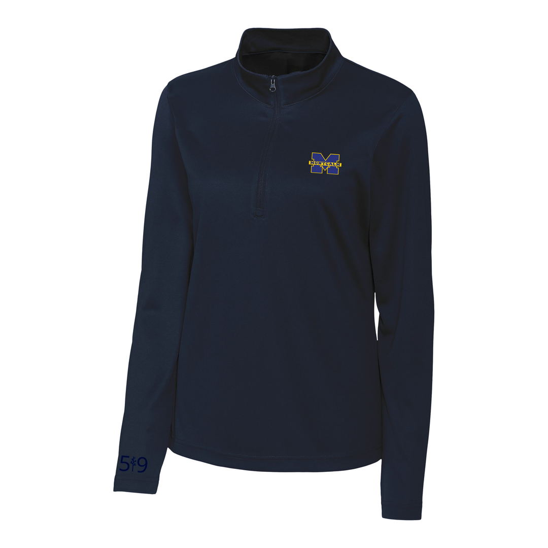 MONTCALM EMBROIDERED ATHLETIC 1/4 ZIP (WOMENS)