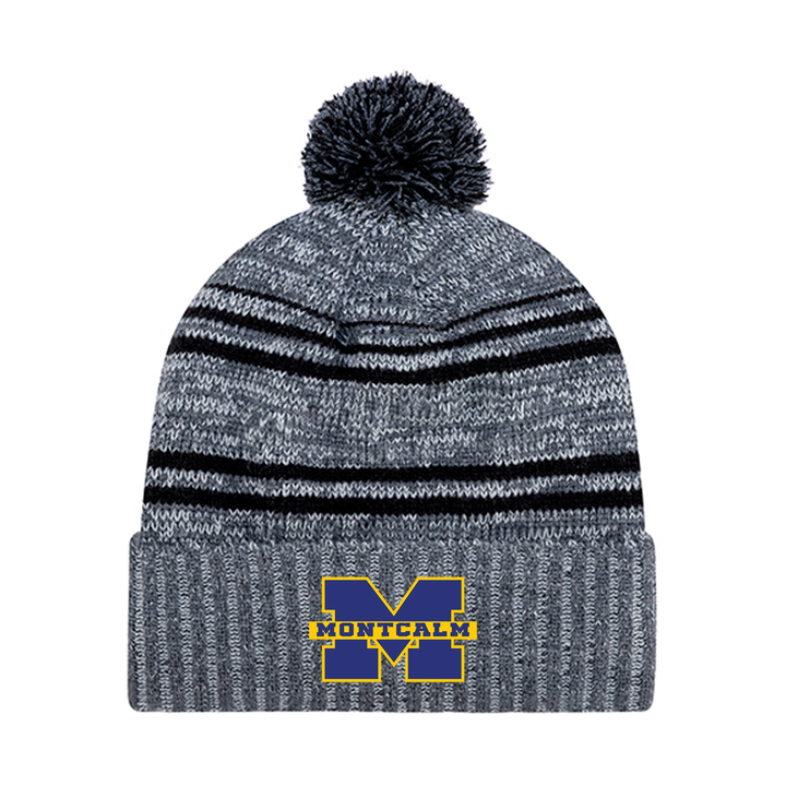 MONTCALM EMBROIDERED POM-POM TOQUE