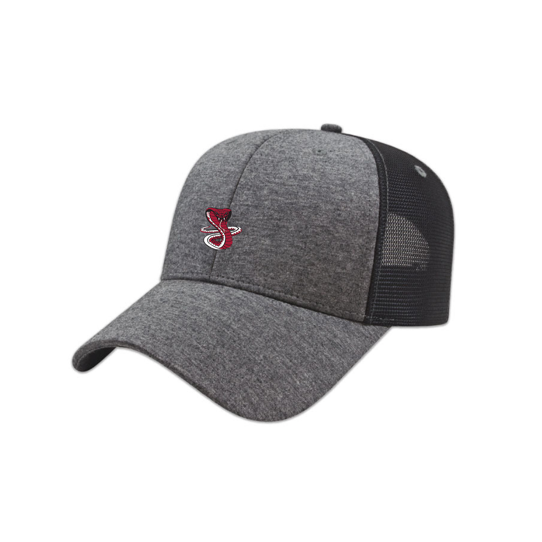 JUNE ROSE EMBROIDERED MESHBACK HAT