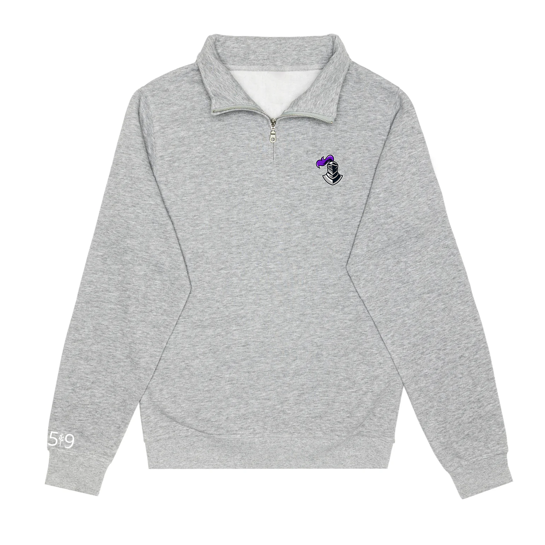 KNIGHTS EMBROIDERED 1/4 ZIP (UNISEX)