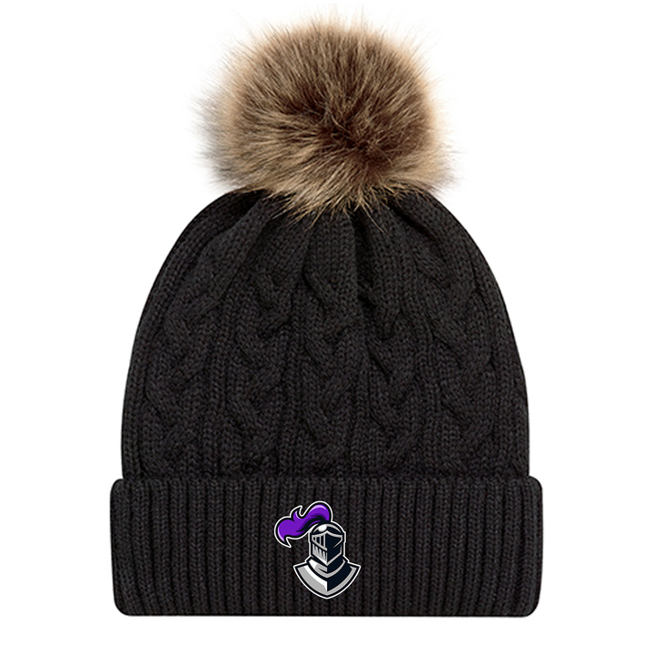 KNIGHTS EMBROIDERED FAUX FUR TOQUE