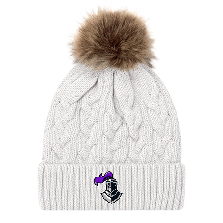 KNIGHTS EMBROIDERED FAUX FUR TOQUE