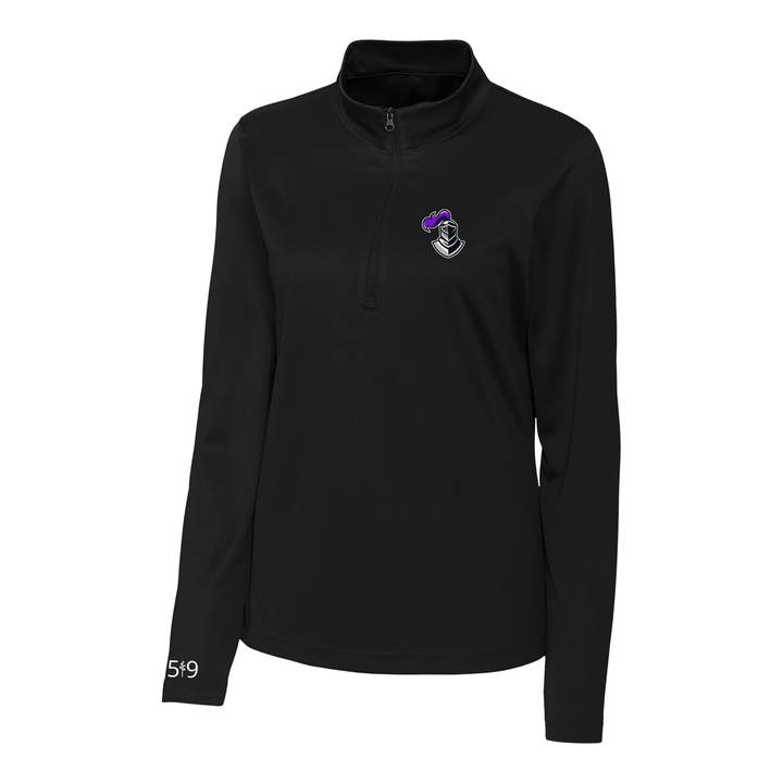 KNIGHTS EMBROIDERED ATHLETIC 1/4 ZIP (WOMENS)