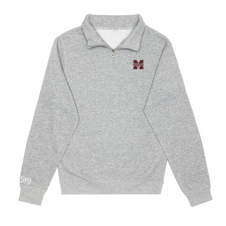 MARAUDERS EMBROIDERED 1/4 ZIP (UNISEX)