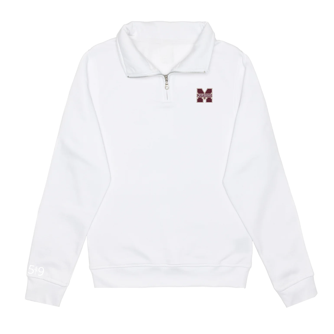 MARAUDERS EMBROIDERED 1/4 ZIP (UNISEX)