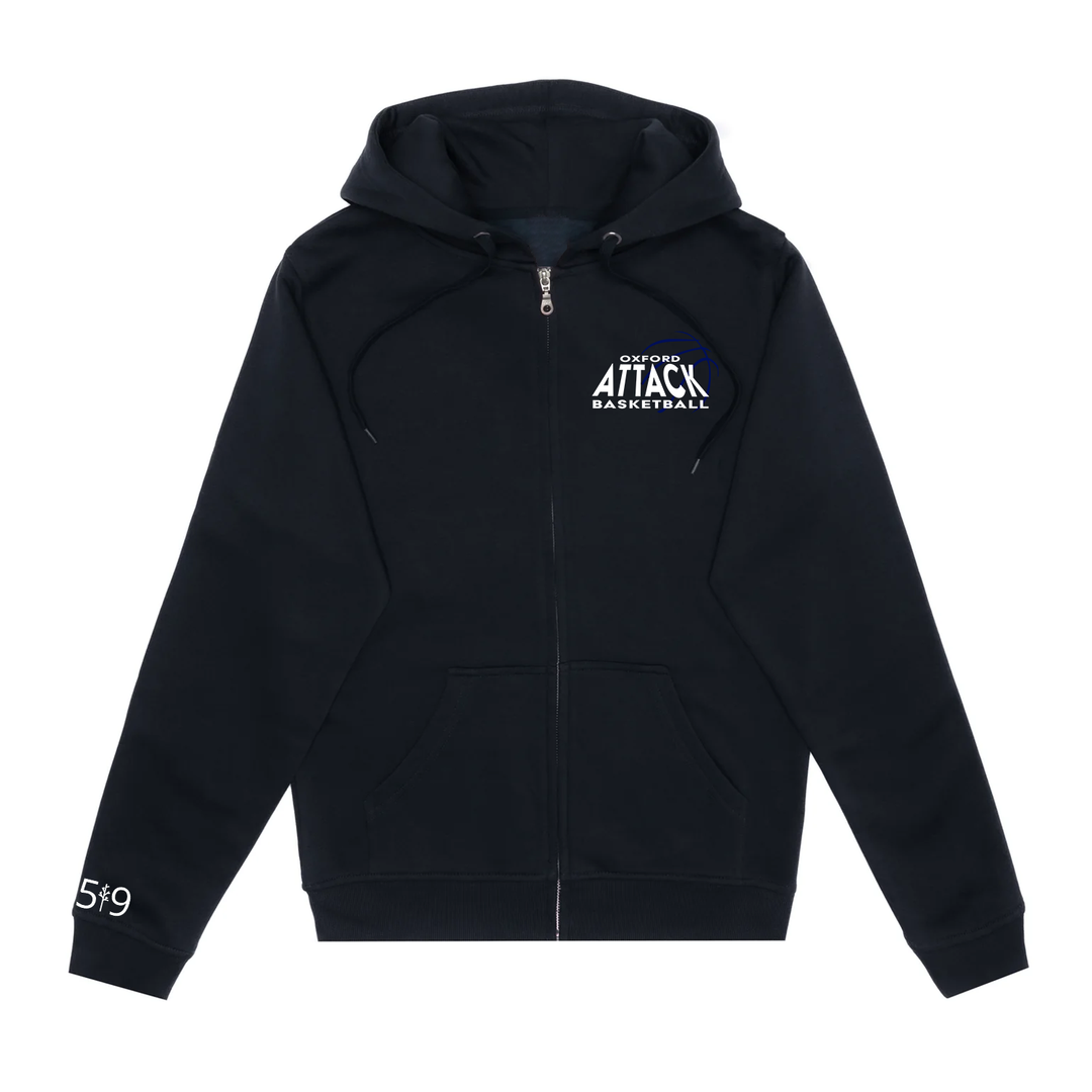 ATTACK EMBROIDERED ZIP-UP (UNISEX)