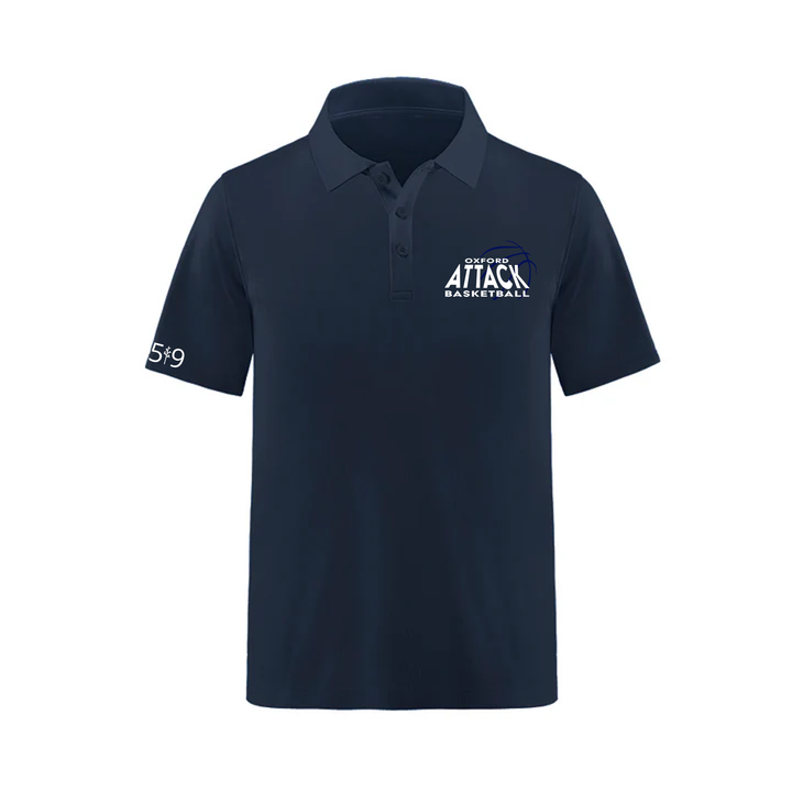 ATTACK EMBROIDERED PIQUE POLO (MENS)