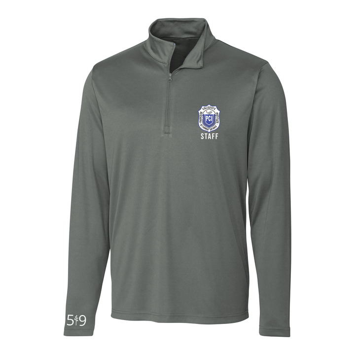 PARKSIDE STAFF CREST ATHLETIC 1/4 ZIP (MENS)