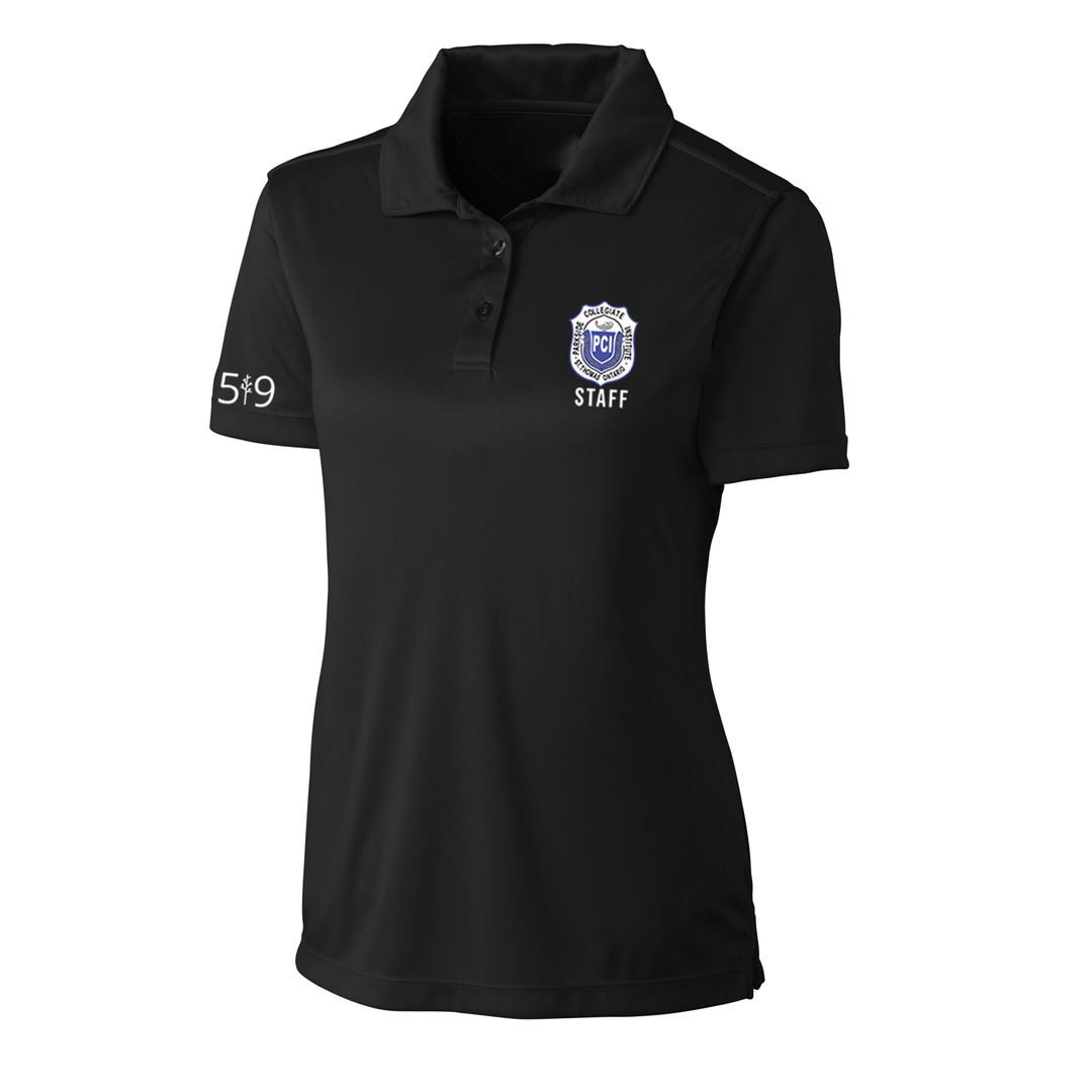 PARKSIDE STAFF CREST ATHLETIC POLO (WOMENS)