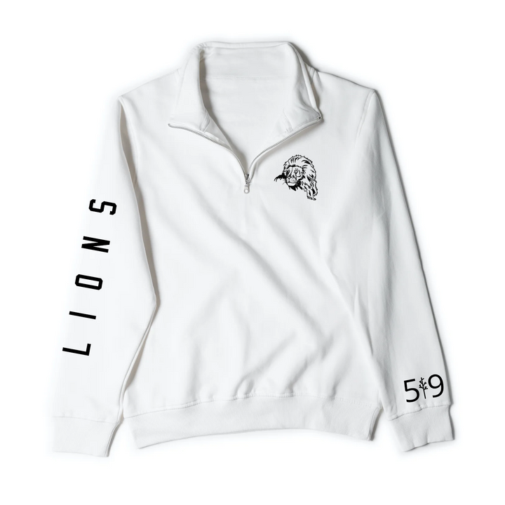 LORD ELGIN LIONS SLEEVE LOGO 1/4 ZIP (UNISEX)