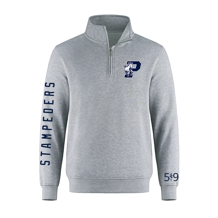 PARKSIDE SLEEVE LOGO 1/4 ZIP (UNISEX)