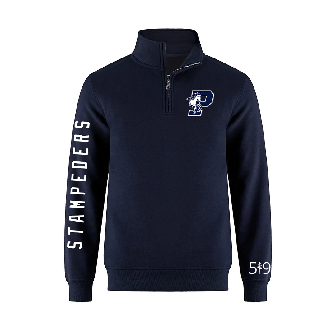 PARKSIDE SLEEVE LOGO 1/4 ZIP (UNISEX)