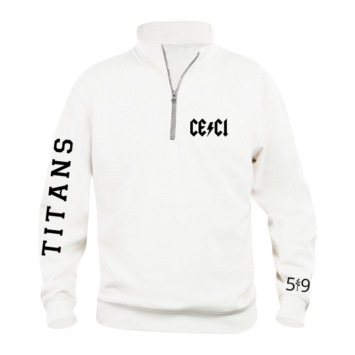 CENTRAL ELGIN SLEEVE LOGO 1/4 ZIP (UNISEX)