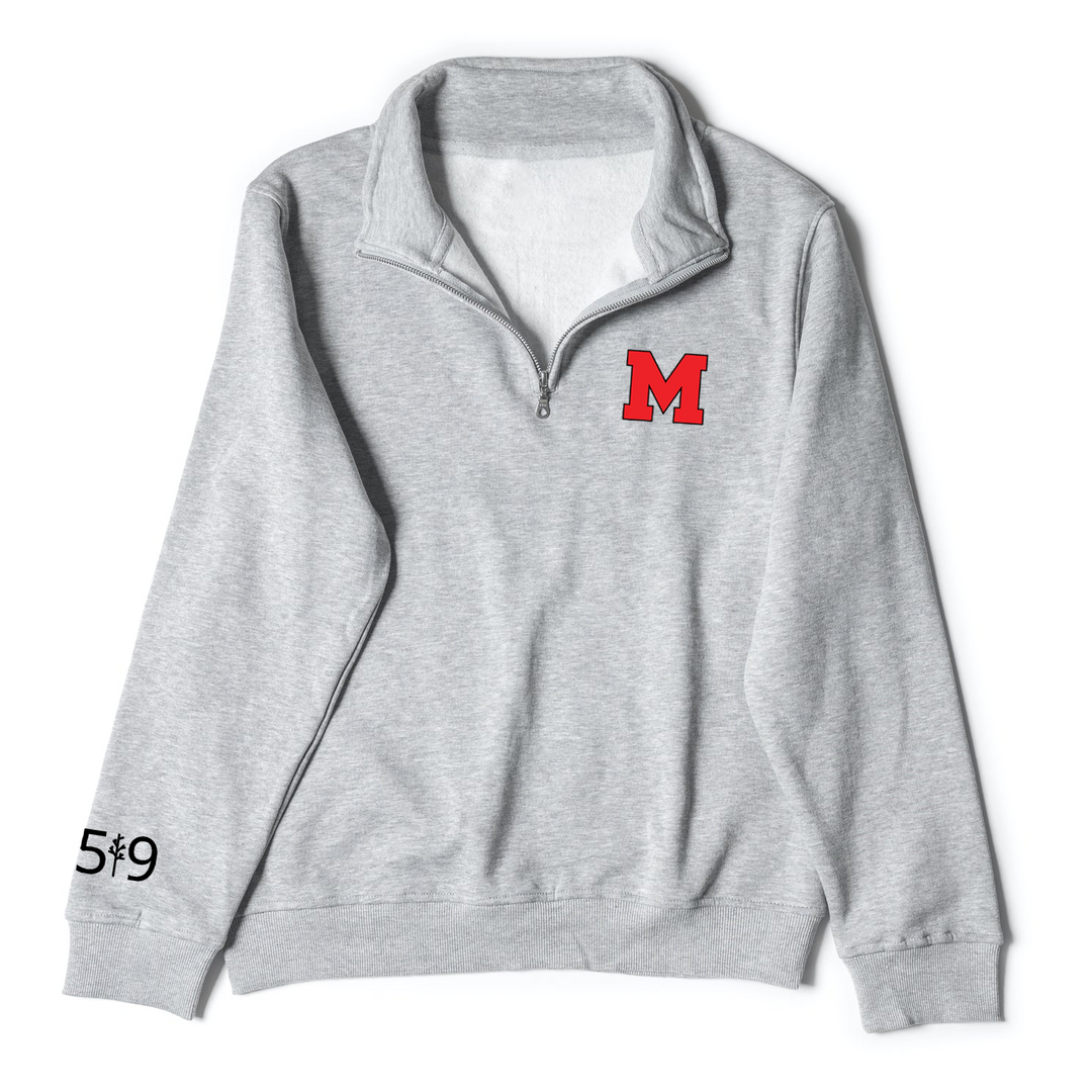 MEDWAY EMBROIDERED 1/4 ZIP (UNISEX)