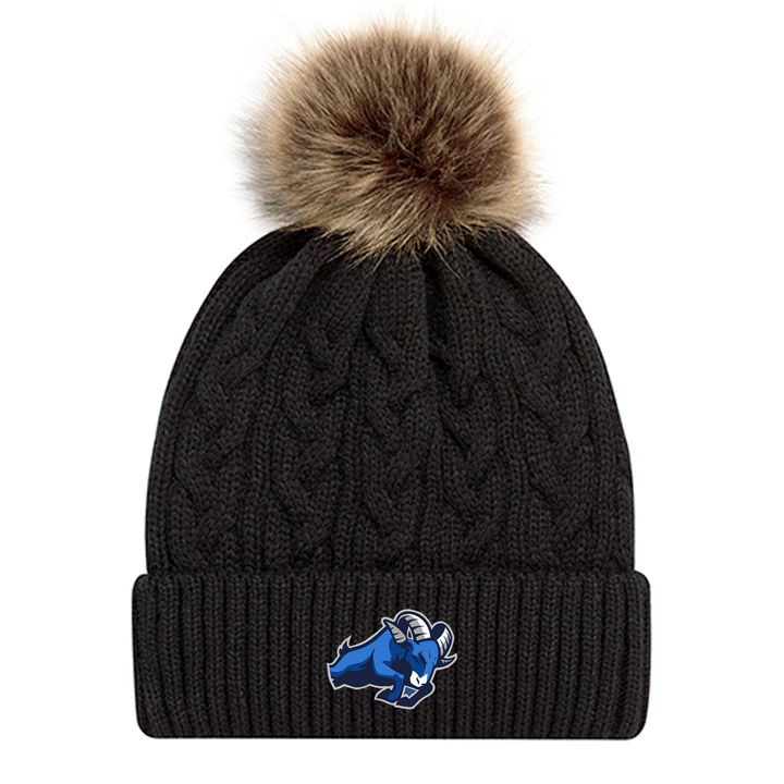 RIVERSIDE EMBROIDERED FAUX FUR TOQUE