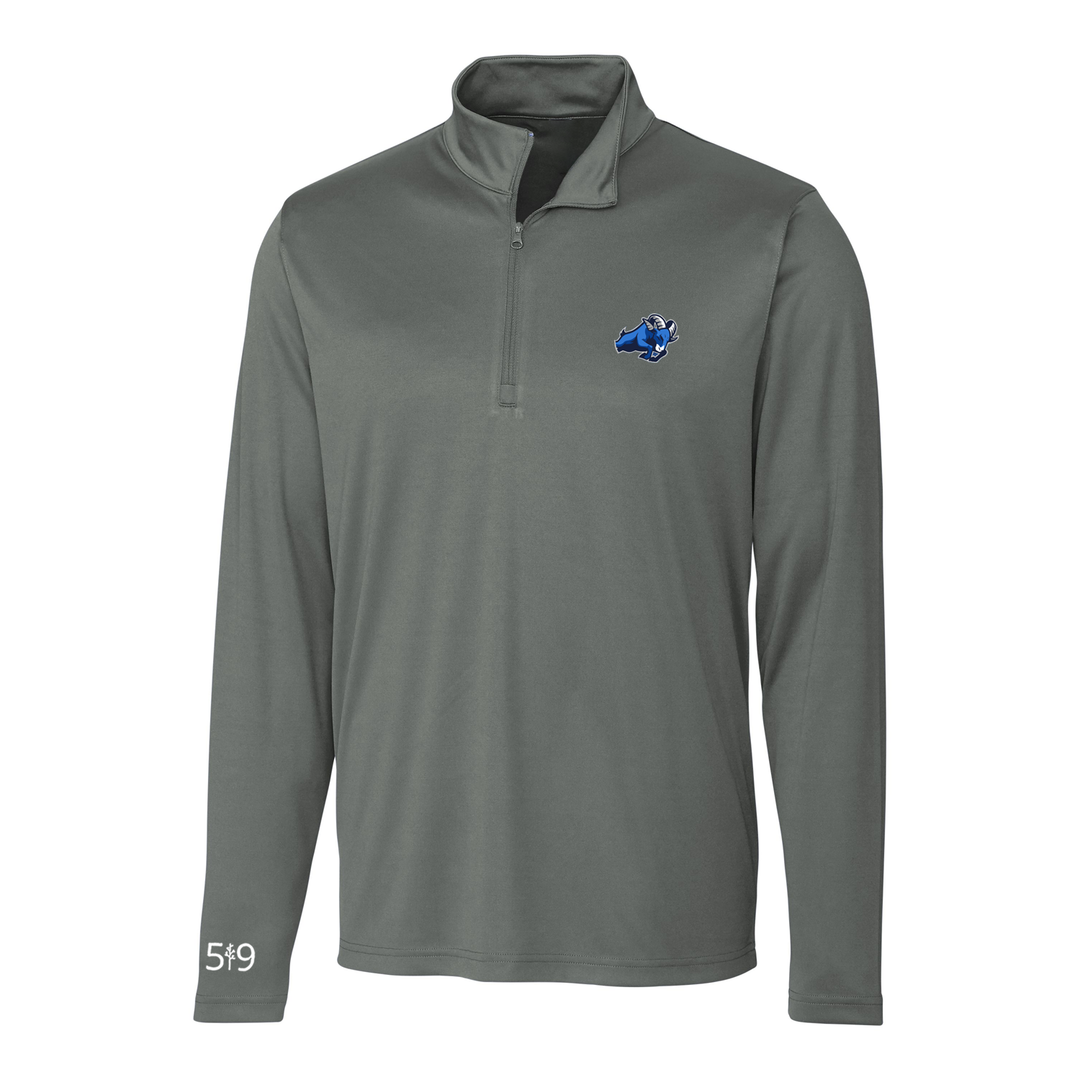 RIVERSIDE EMBROIDERED ATHLETIC 1/4 ZIP (MENS)