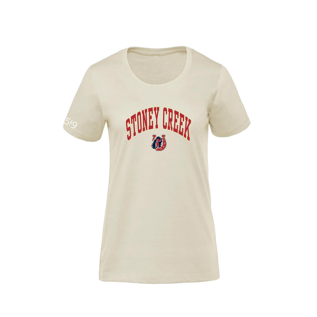 STONEY CREEK VARSITY PREMIUM TEE (WOMENS)