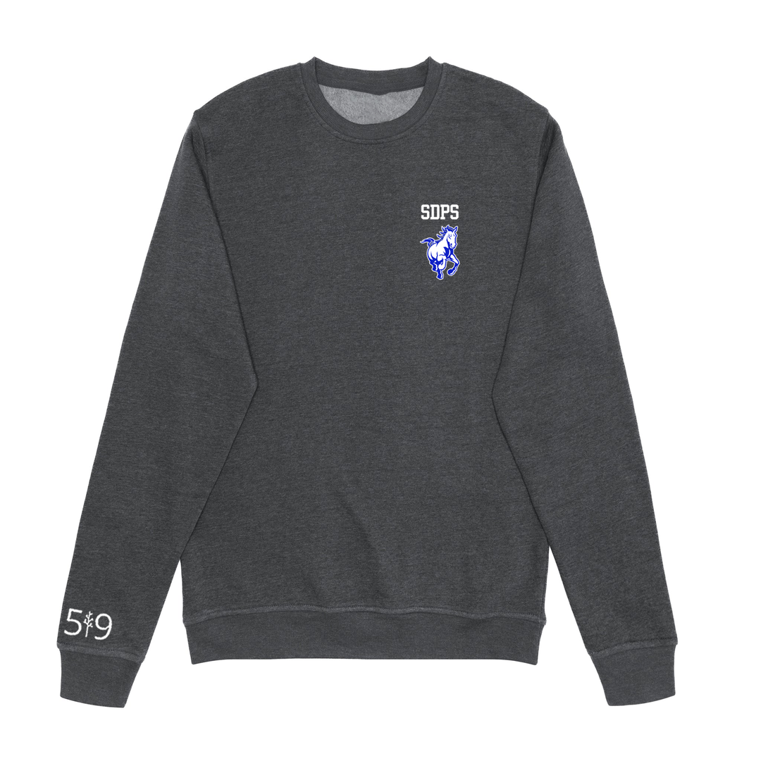 SDPS STAMPEDERS EMBROIDERED CREW (UNISEX)