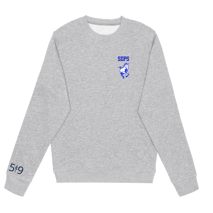 SDPS STAMPEDERS EMBROIDERED CREW (YOUTH)