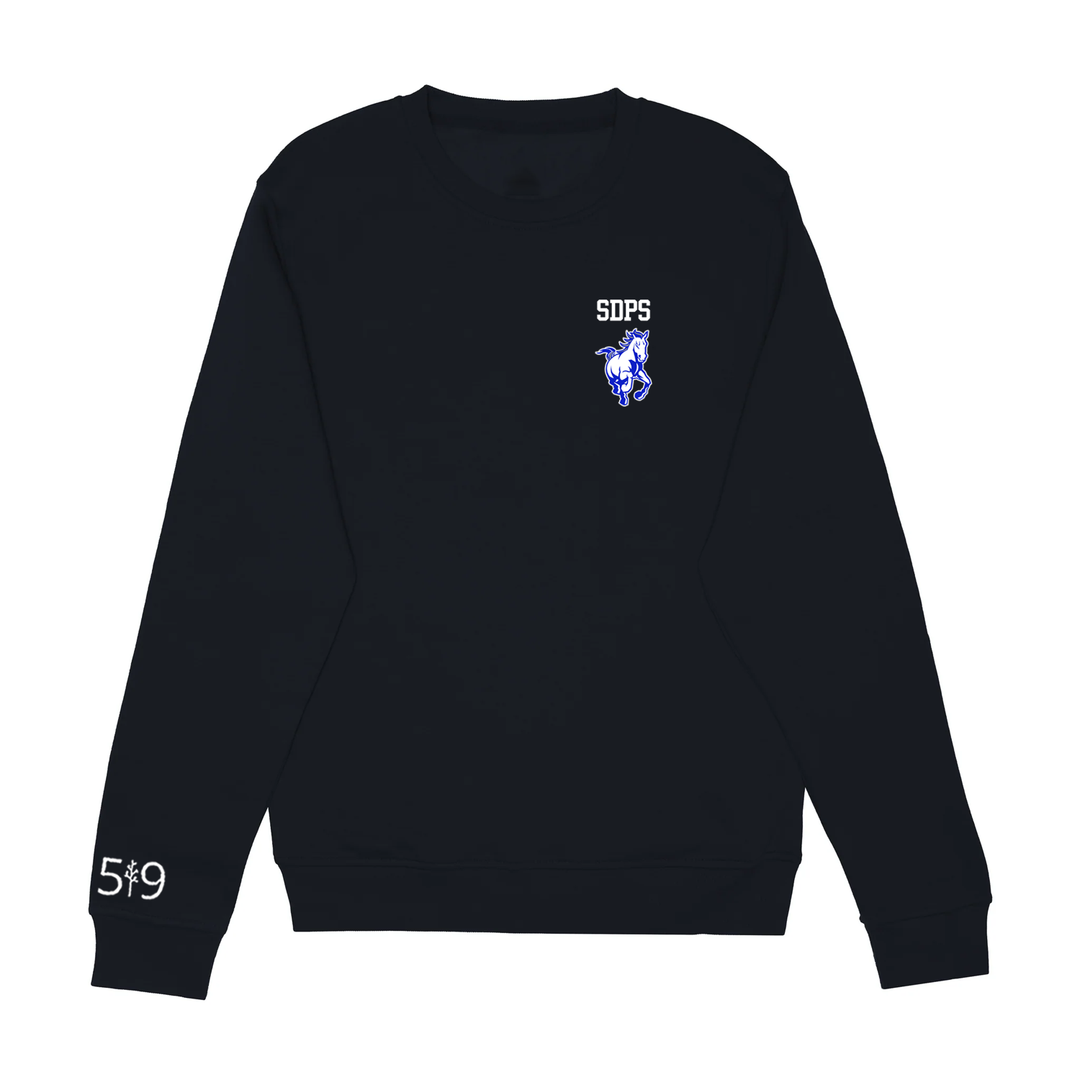 SDPS STAMPEDERS EMBROIDERED CREW (YOUTH)