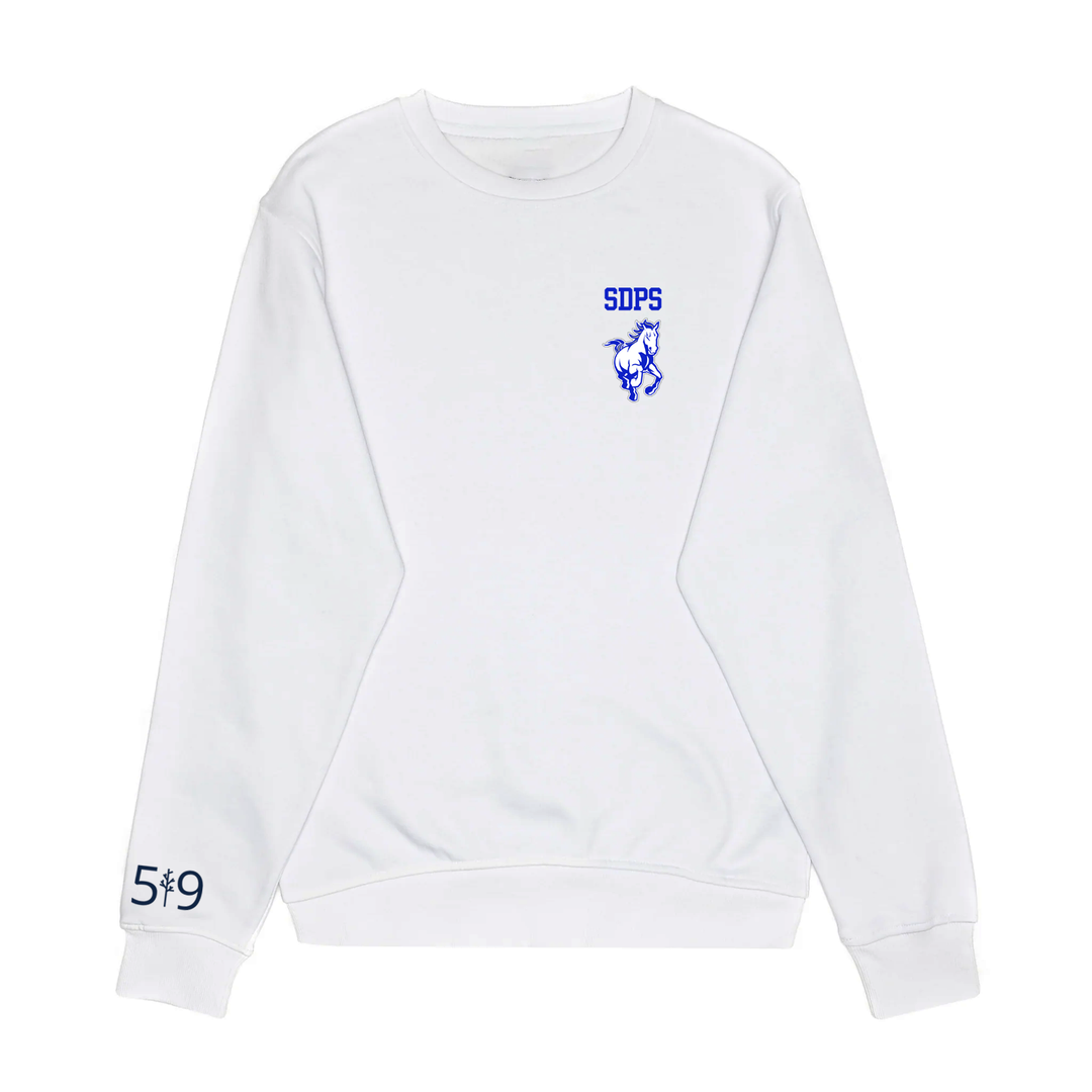 SDPS STAMPEDERS EMBROIDERED CREW (UNISEX)