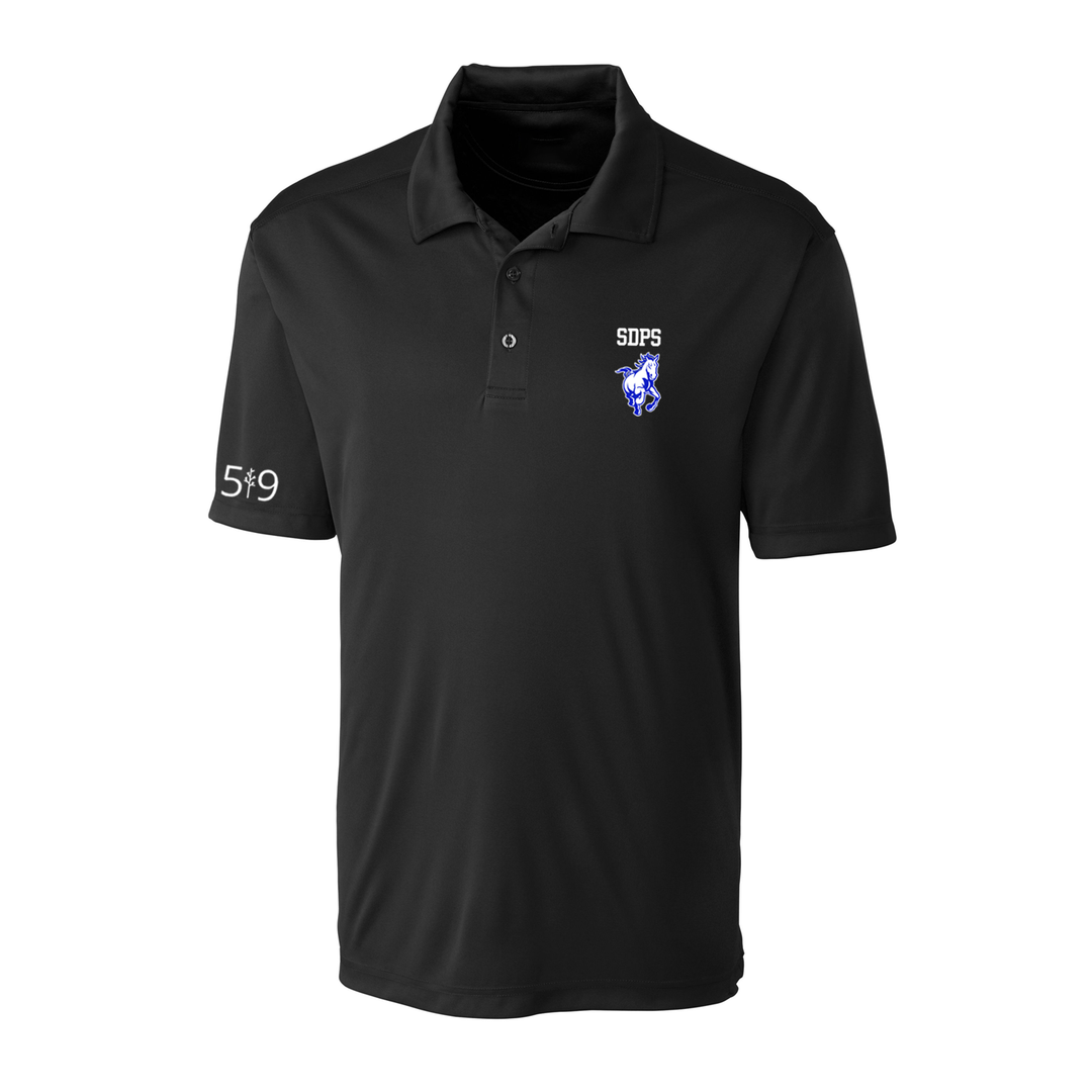 SDPS STAMPEDERS EMBROIDERED ATHLETIC POLO (MENS)