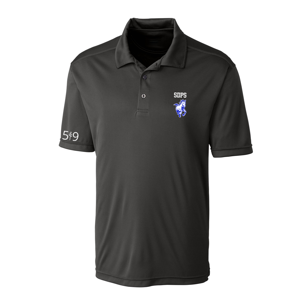 SDPS STAMPEDERS EMBROIDERED ATHLETIC POLO (MENS)