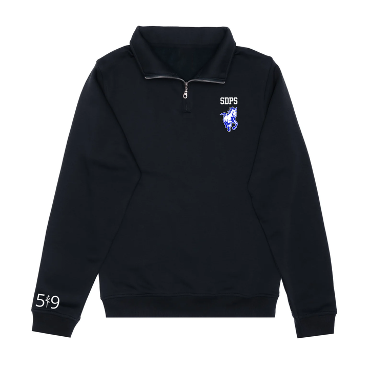 SDPS STAMPEDERS EMBROIDERED 1/4 ZIP (UNISEX)