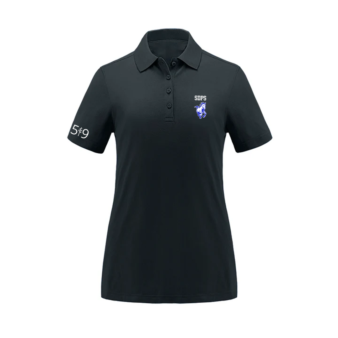 SDPS STAMPEDERS EMBROIDERED PIQUE POLO (WOMENS)