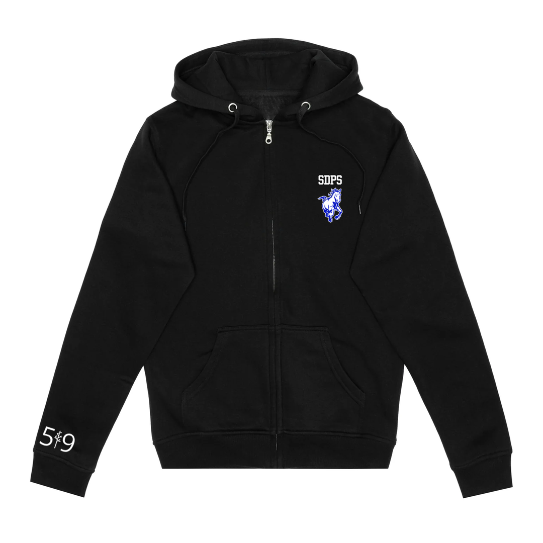 SDPS STAMPEDERS EMBROIDERED ZIP-UP (YOUTH)