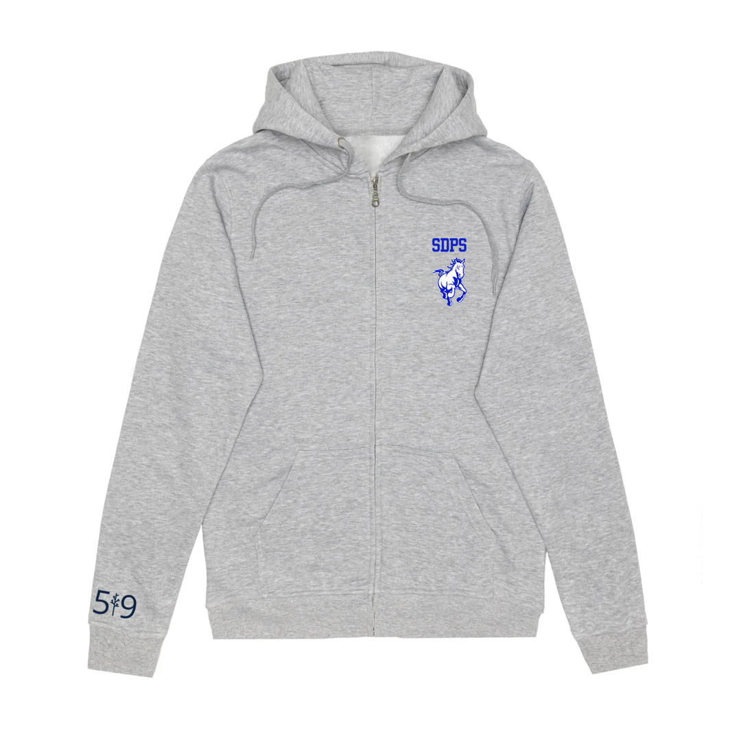 SDPS STAMPEDERS EMBROIDERED ZIP-UP (YOUTH)