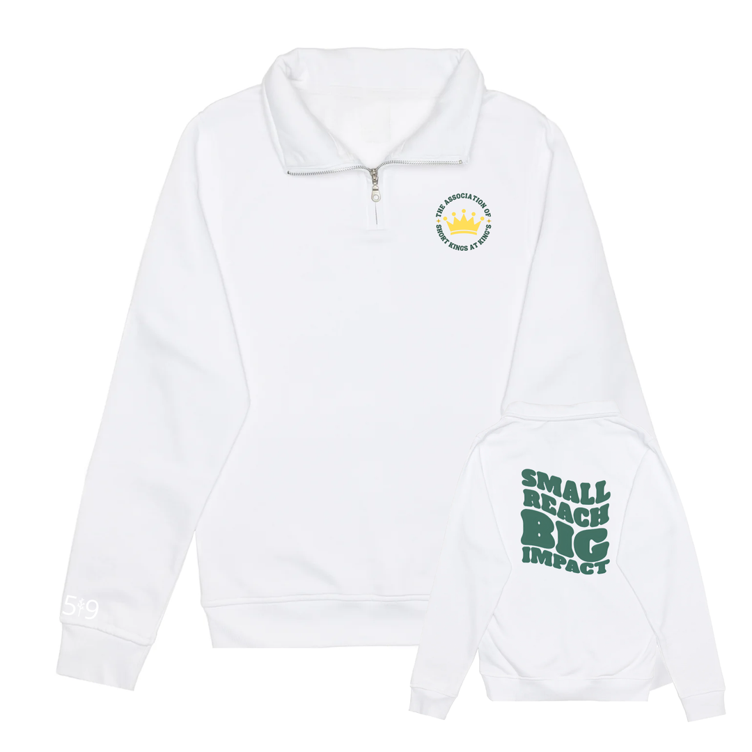 SHORT KINGS 1/4 ZIP (UNISEX)