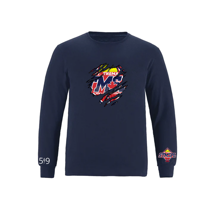 ST. THOMAS MEN'S SLO PITCH DISTRESSED LONG SLEEVE (MENS)