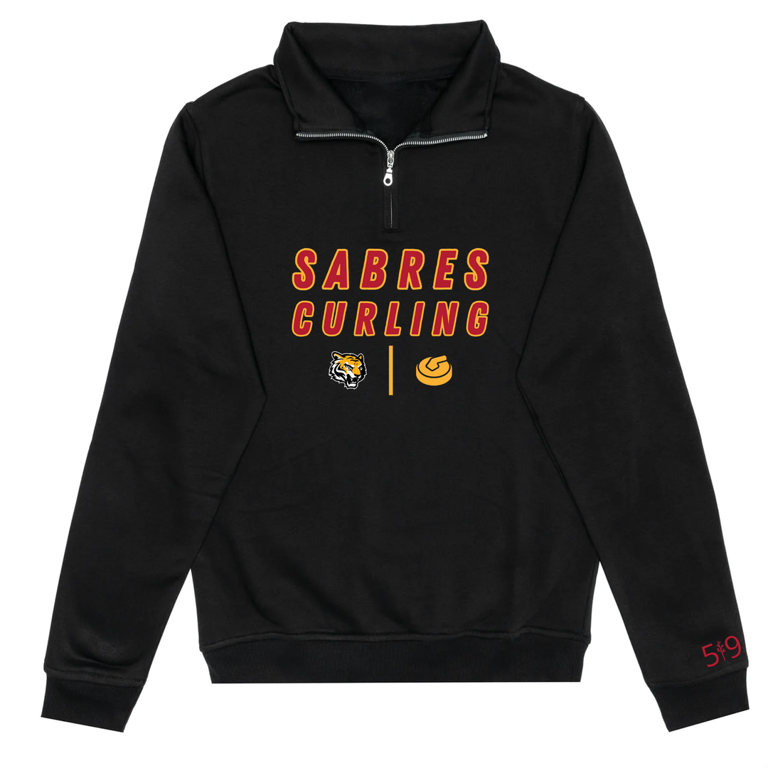 SABRES CURLING 1/4 ZIP (UNISEX)