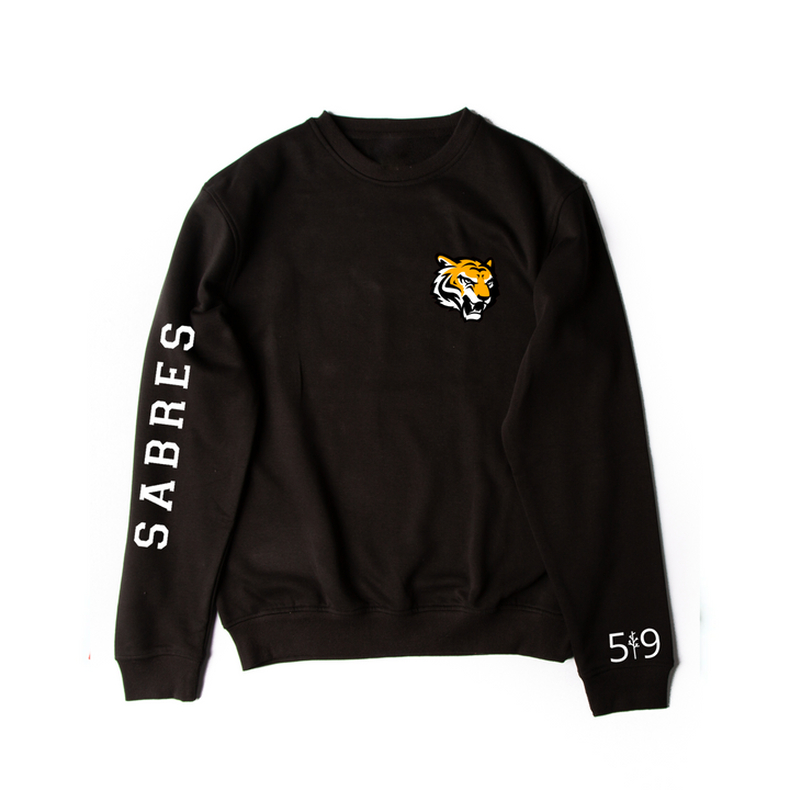 SAUNDERS SABRES SLEEVE LOGO CREW (UNISEX)