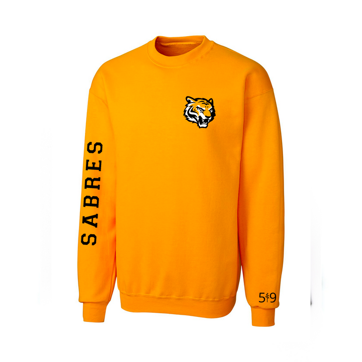 SAUNDERS SABRES SLEEVE LOGO CREW (UNISEX)