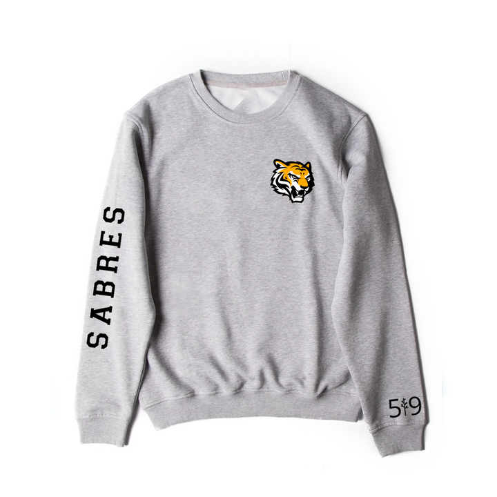 SAUNDERS SABRES SLEEVE LOGO CREW (UNISEX)