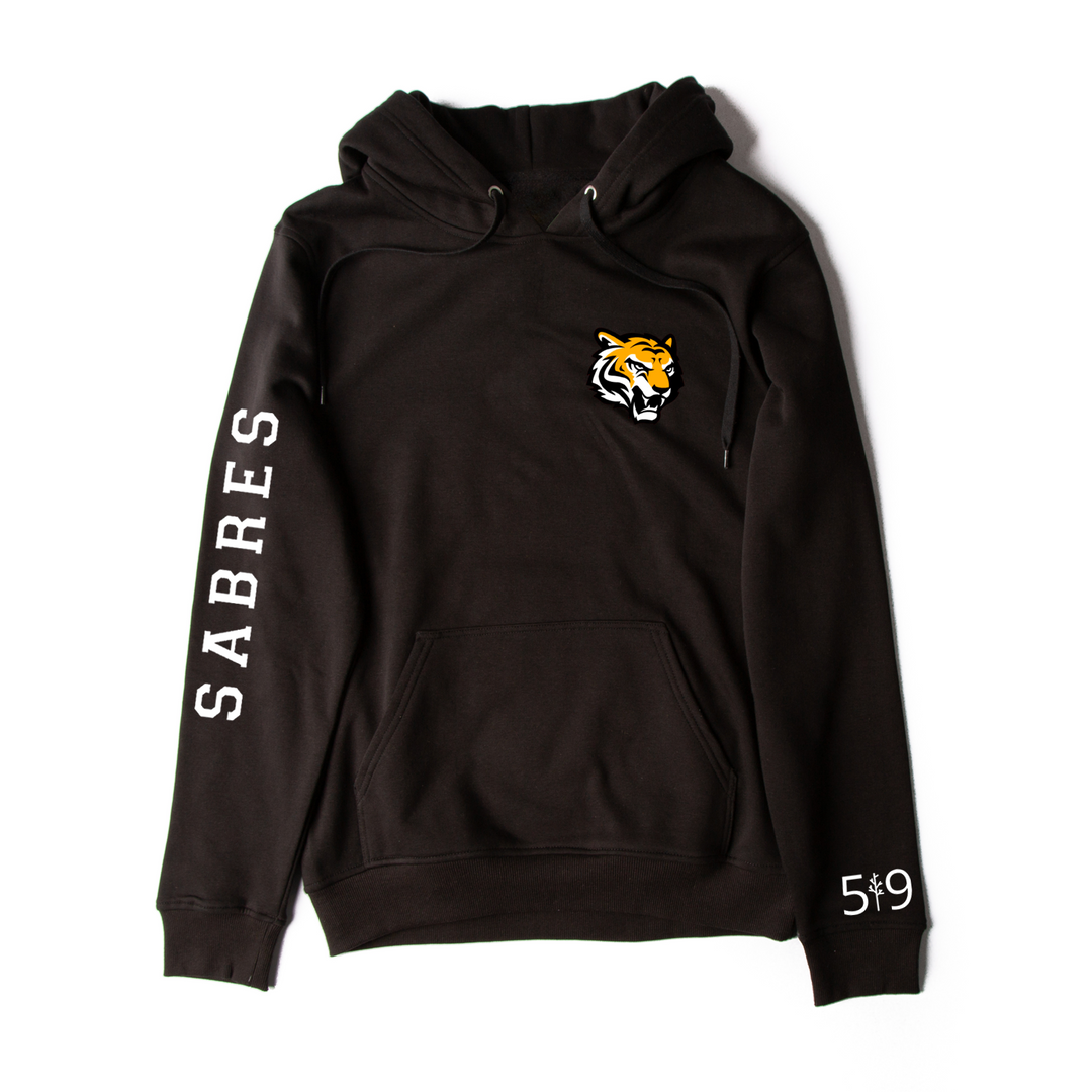 SAUNDERS SABRES SLEEVE LOGO HOODIE (UNISEX)