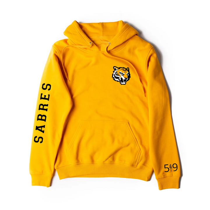 SAUNDERS SABRES SLEEVE LOGO HOODIE (UNISEX)