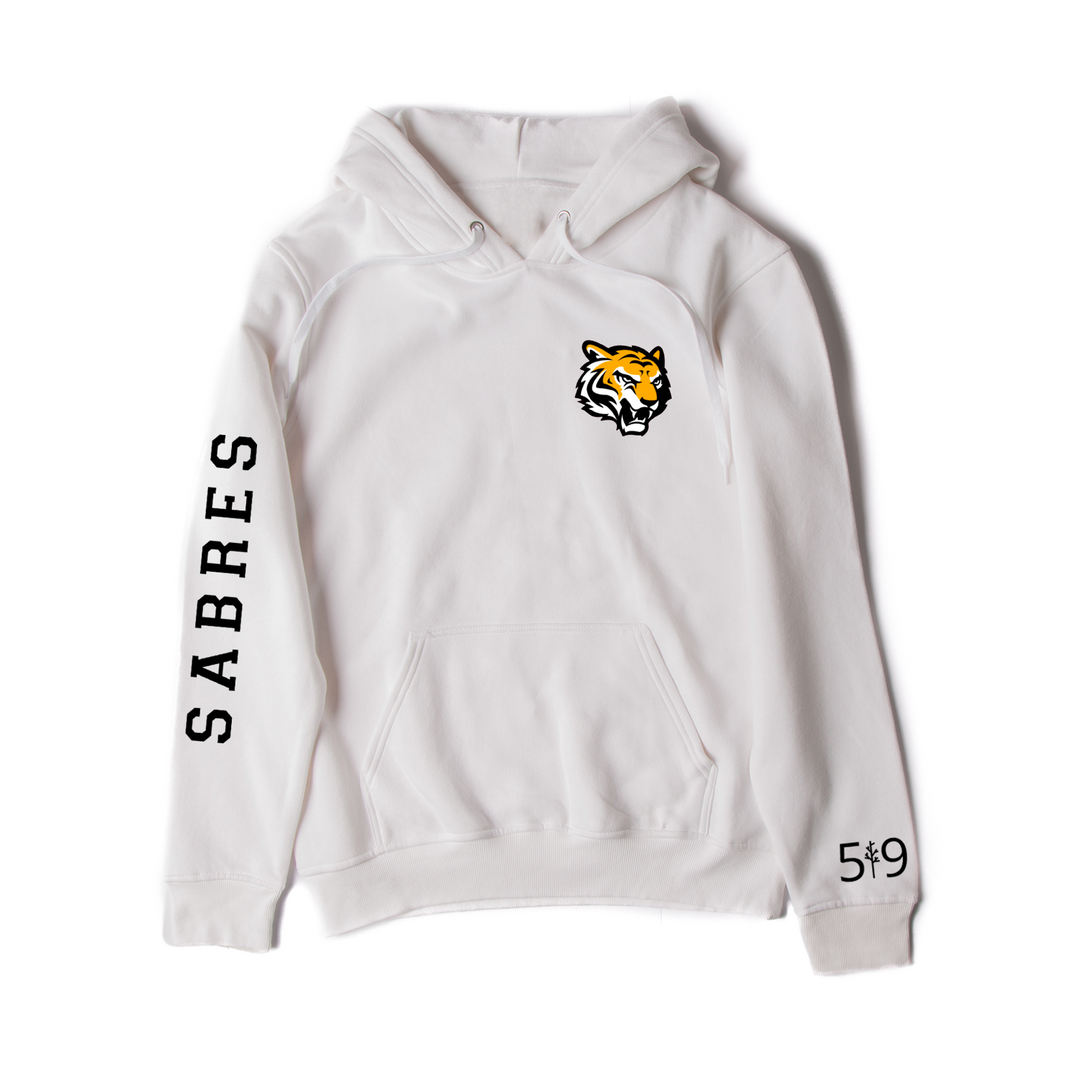 SAUNDERS SABRES SLEEVE LOGO HOODIE (UNISEX)