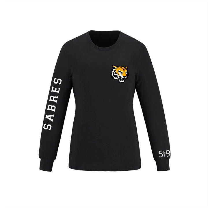 SAUNDERS SABRES SLEEVE LOGO LONG SLEEVE (WOMENS)