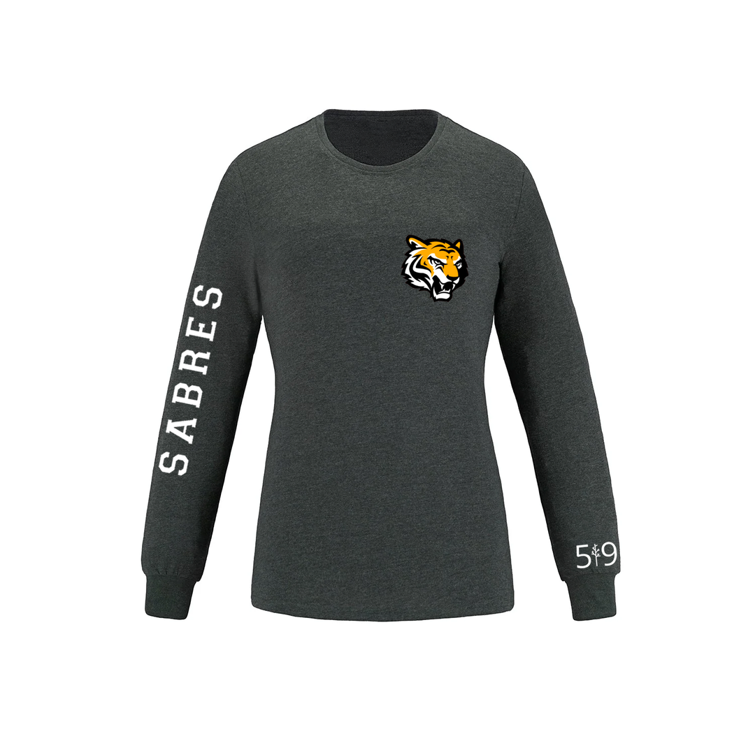 SAUNDERS SABRES SLEEVE LOGO LONG SLEEVE (WOMENS)