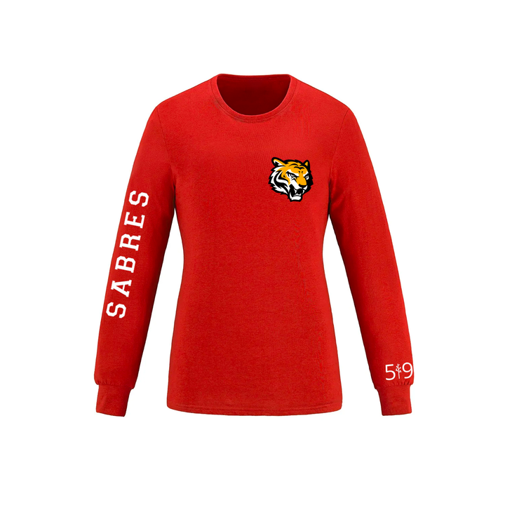 SAUNDERS SABRES SLEEVE LOGO LONG SLEEVE (WOMENS)