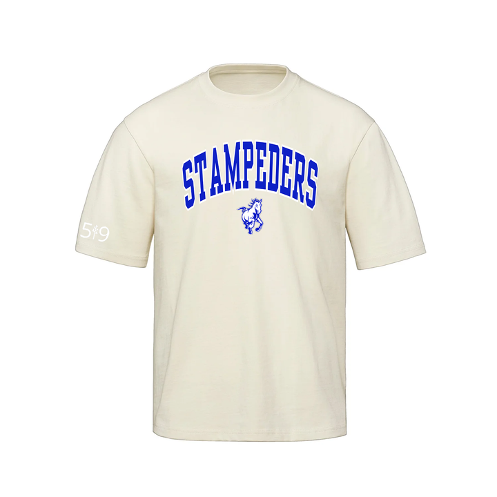 STAMPEDERS VARSITY OVERSIZED TEE (UNISEX)