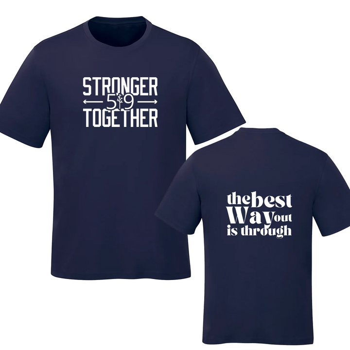 519 X STRONGER TOGETHER BEST WAY IS THROUGH TEE (YOUTH)
