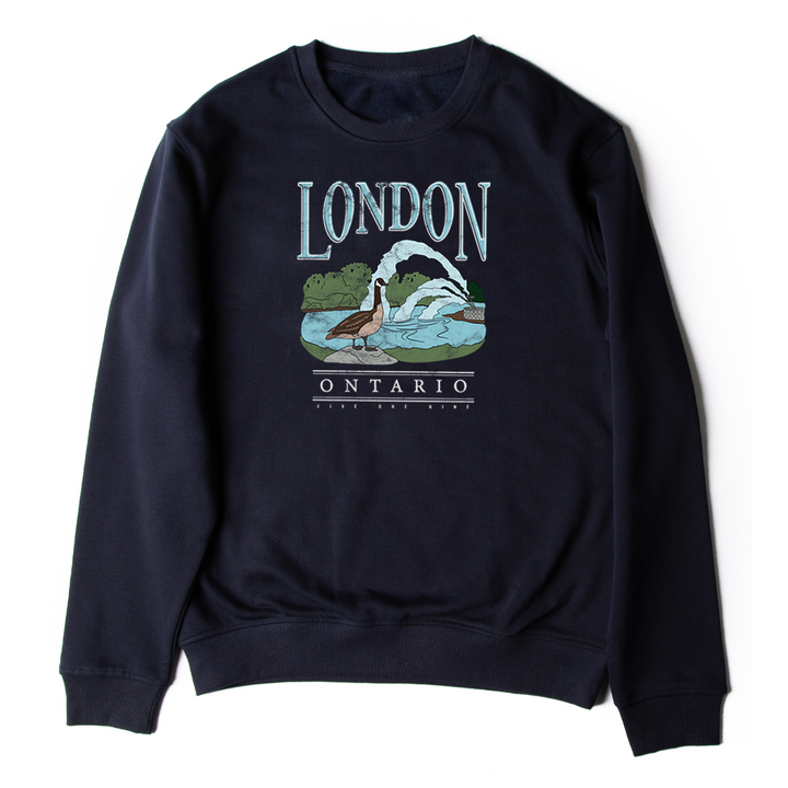 LONDON VINTAGE THAMES RIVER CREW (UNISEX)