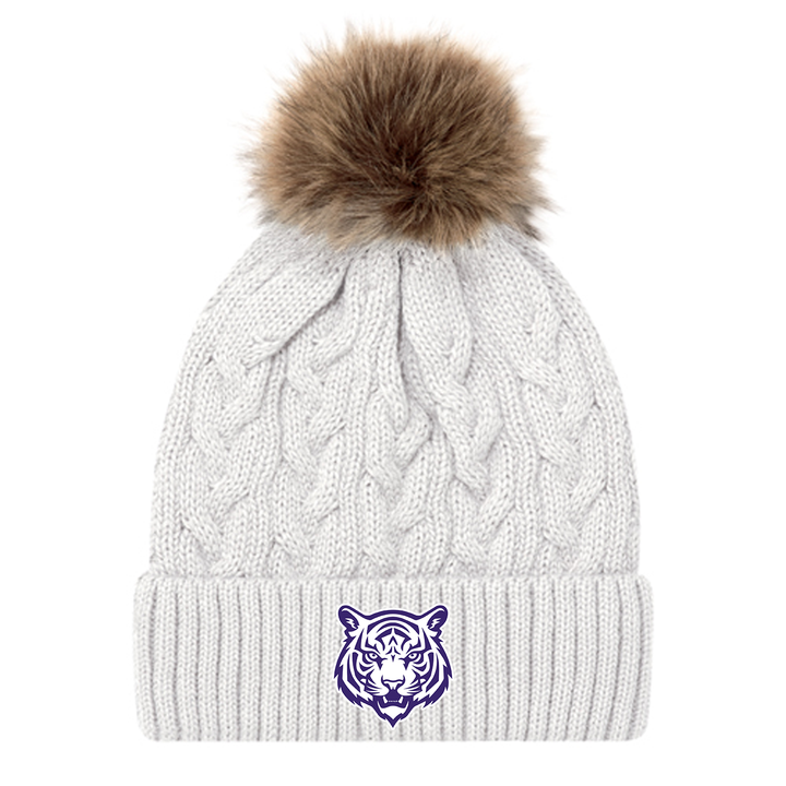 WILDCATS EMBROIDERED FAUX FUR TOQUE