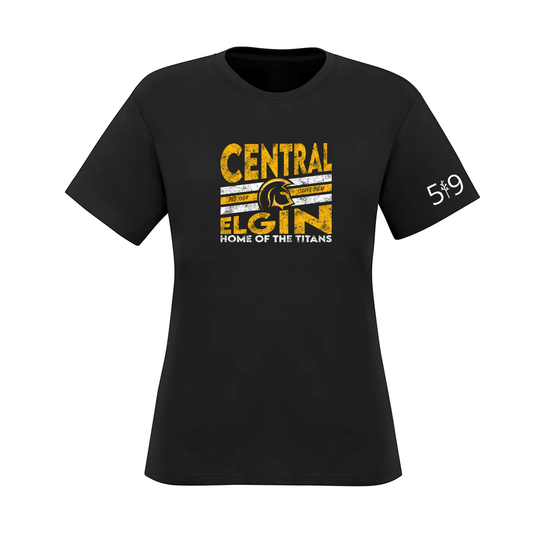 CENTRAL ELGIN DISTRESSED TEE (WOMENS)