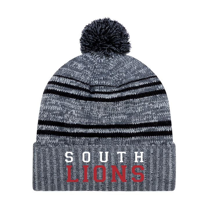 SOUTH LIONS EMBROIDERED POM-POM TOQUE