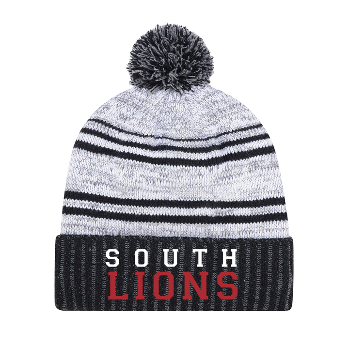 SOUTH LIONS EMBROIDERED POM-POM TOQUE